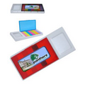 Sticky Notes Holder With Ruler & Magnifier